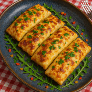 CREPE SALEES AU POULET ET FROMAGE
